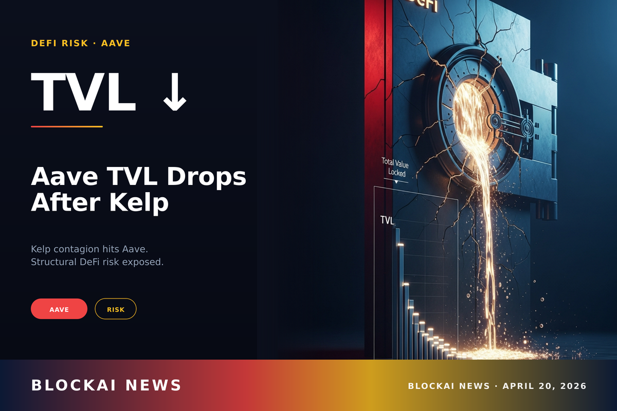 Aave Records $6B TVL Drop as Kelp Hack Exposes Structural Risk at DeFi Lender