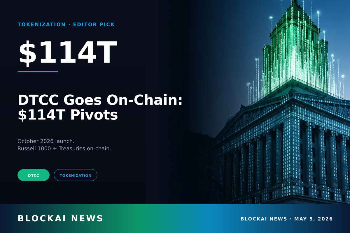 DTCC tokenization launch analysis — Wall Street's RWA turning point, July pilot October 2026