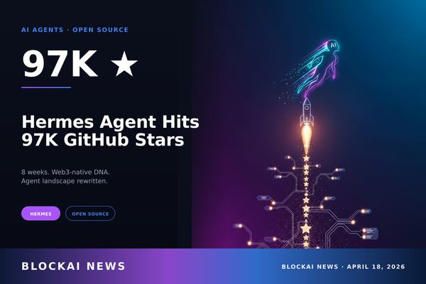 Hermes Agent Hits 97,000 GitHub Stars in 8 Weeks — And Its Web3 DNA Could Change the AI Agent Landscape