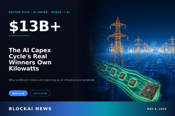 The AI Capex Cycle's Real Winners Own Kilowatts, Not Code